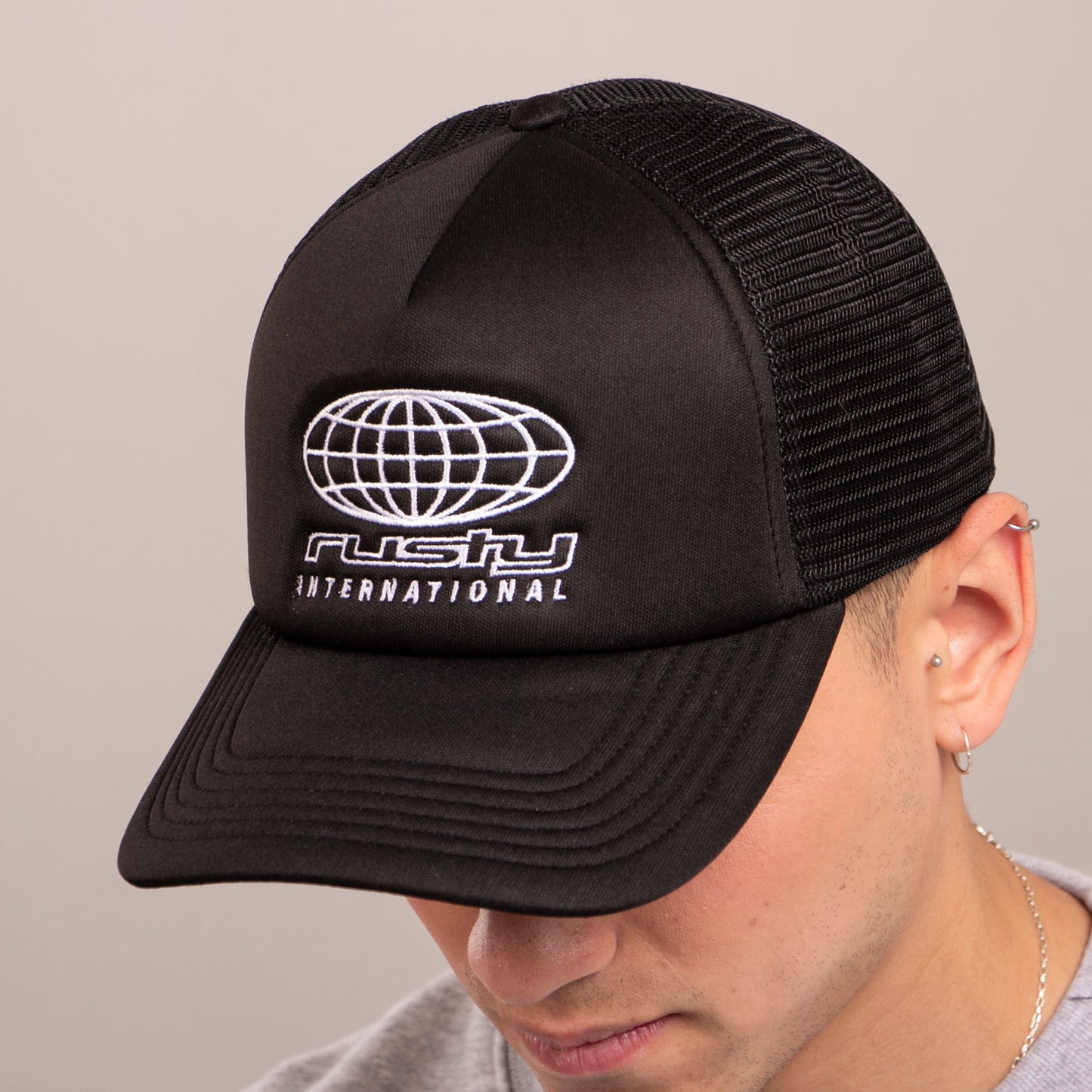 Gorra Rusty Domination Trucker Black