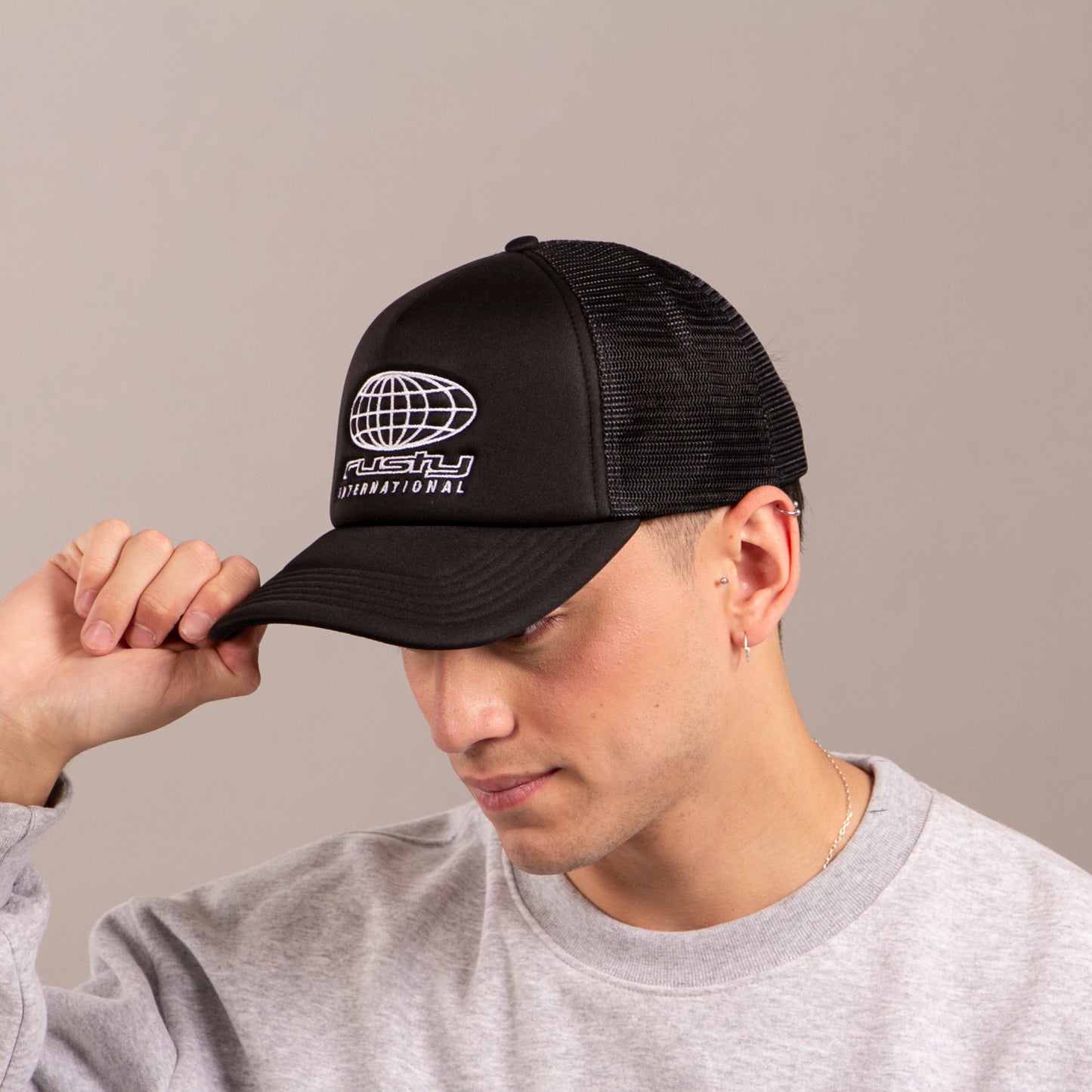 Gorra Rusty Domination Trucker Black