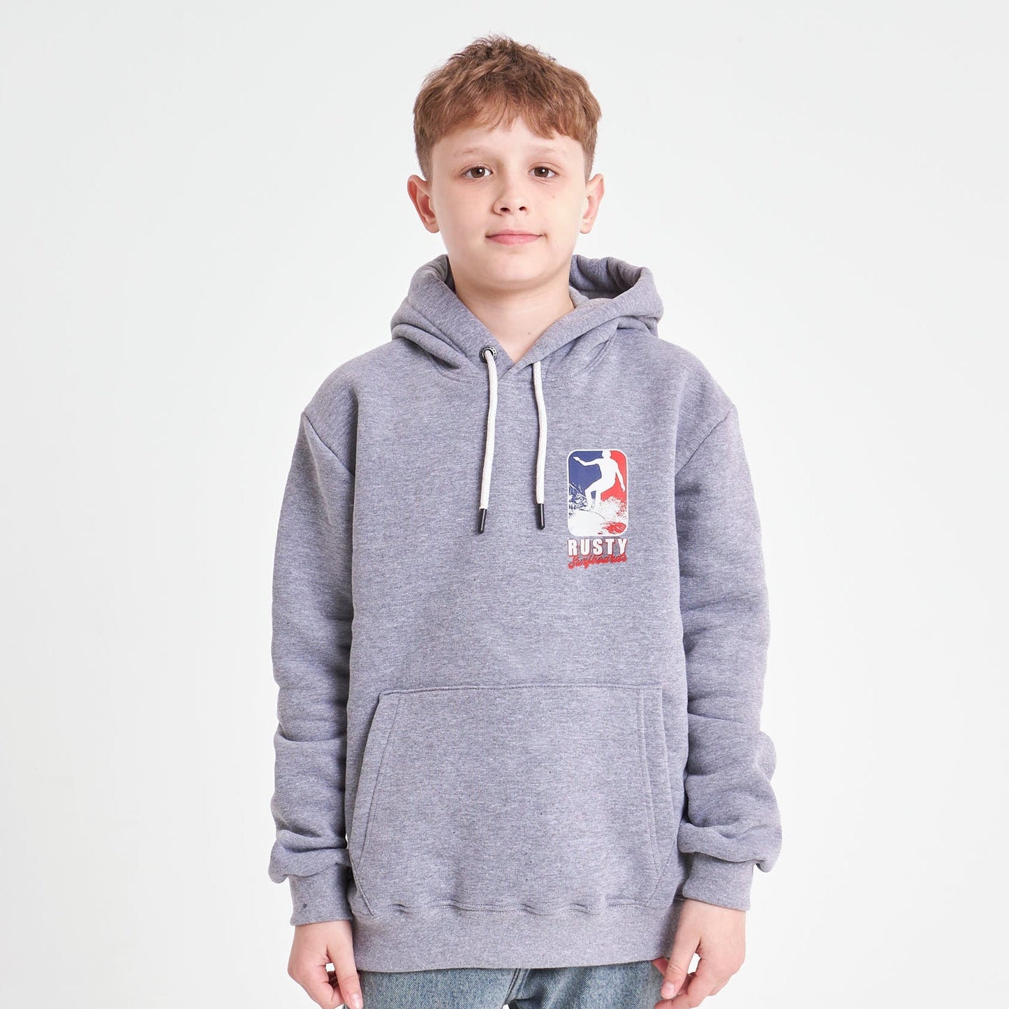 Canguro Rusty Double Shooter Hood Jr Grey Marle