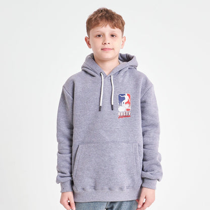 Canguro Rusty Double Shooter Hood Jr Grey Marle