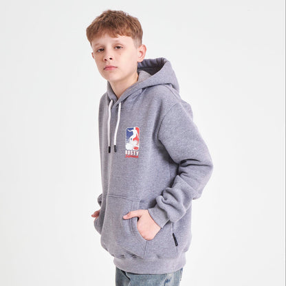 Canguro Rusty Double Shooter Hood Jr Grey Marle