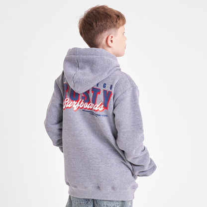 Canguro Rusty Double Shooter Hood Jr Grey Marle