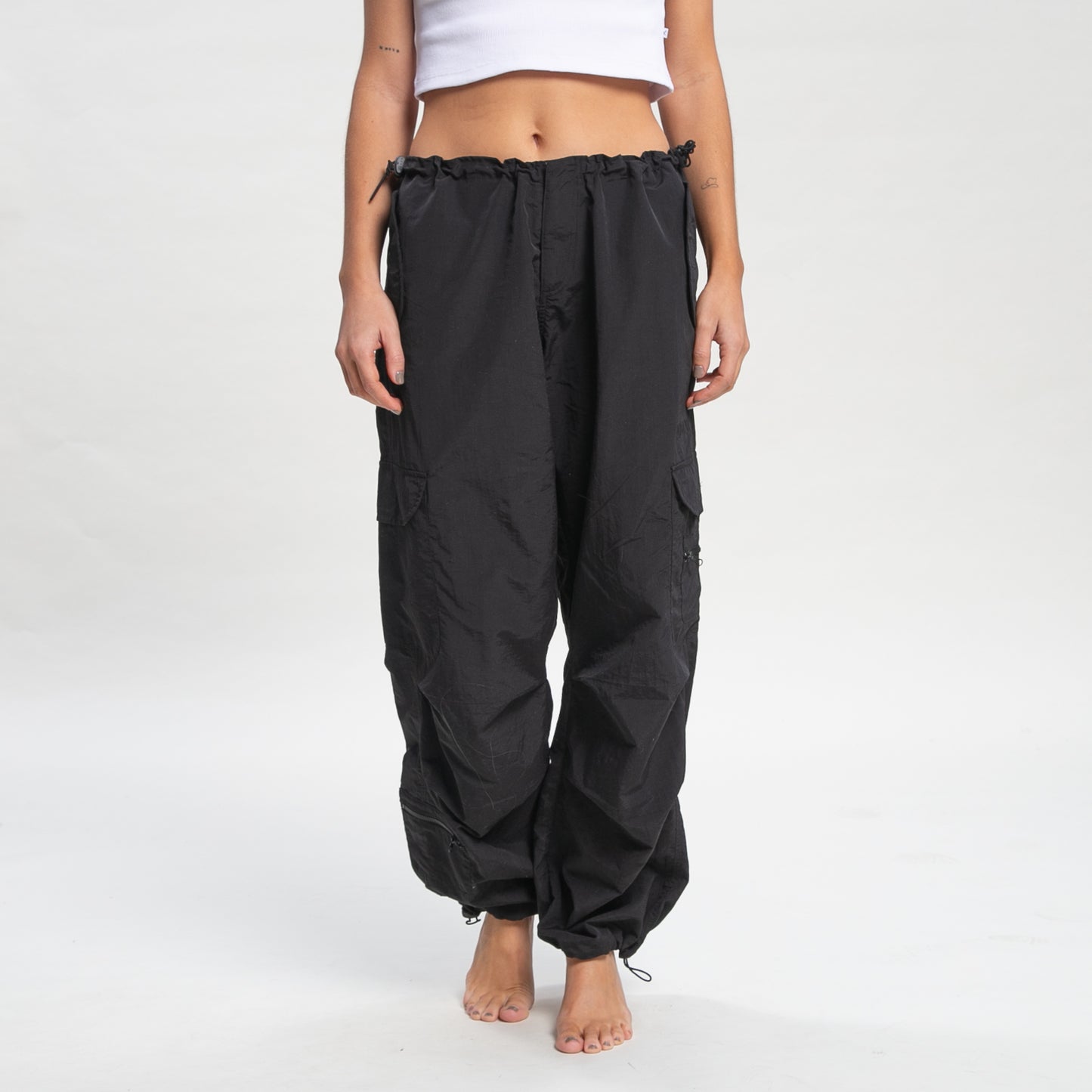 Pantalon Rusty Double Trouble Parachute Black