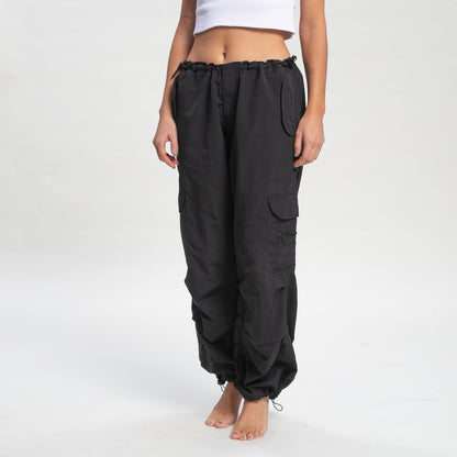 Pantalon Rusty Double Trouble Parachute Black