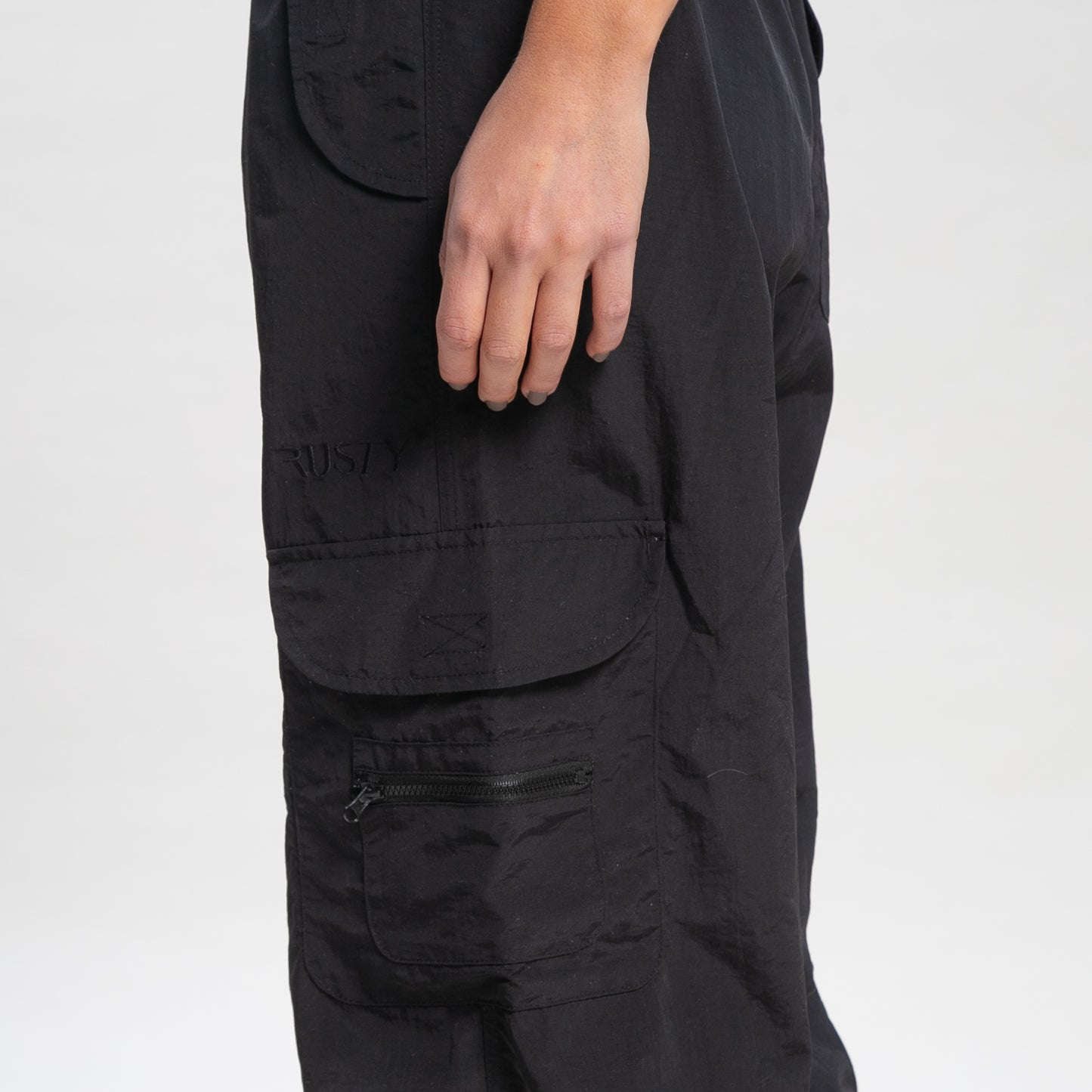 Pantalon Rusty Double Trouble Parachute Black