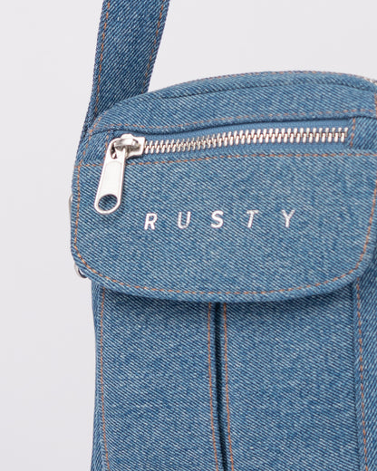 Bolso Rusty Dusk Denim Crossbody Bag* Middy Blue