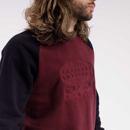 Buzo Rusty Elevax Crew Burgundy
