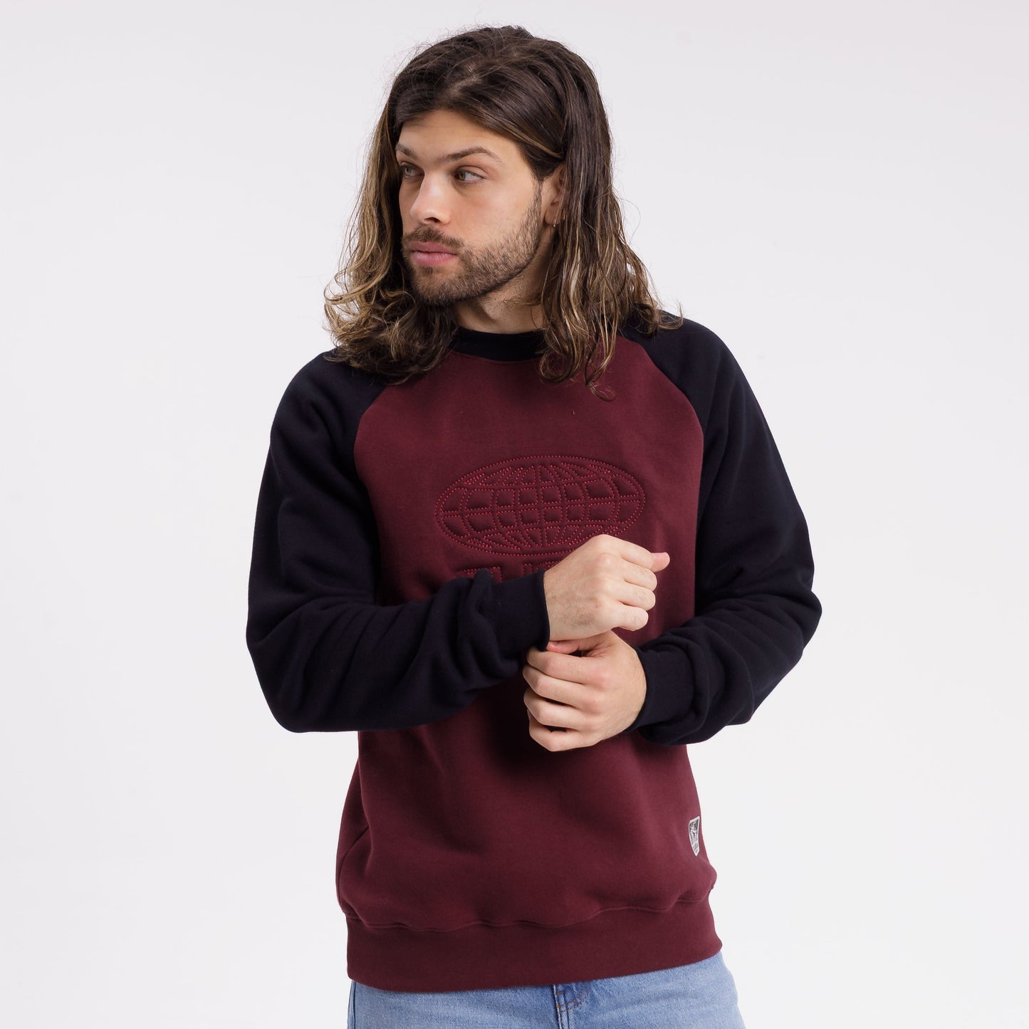 Buzo Rusty Elevax Crew Burgundy