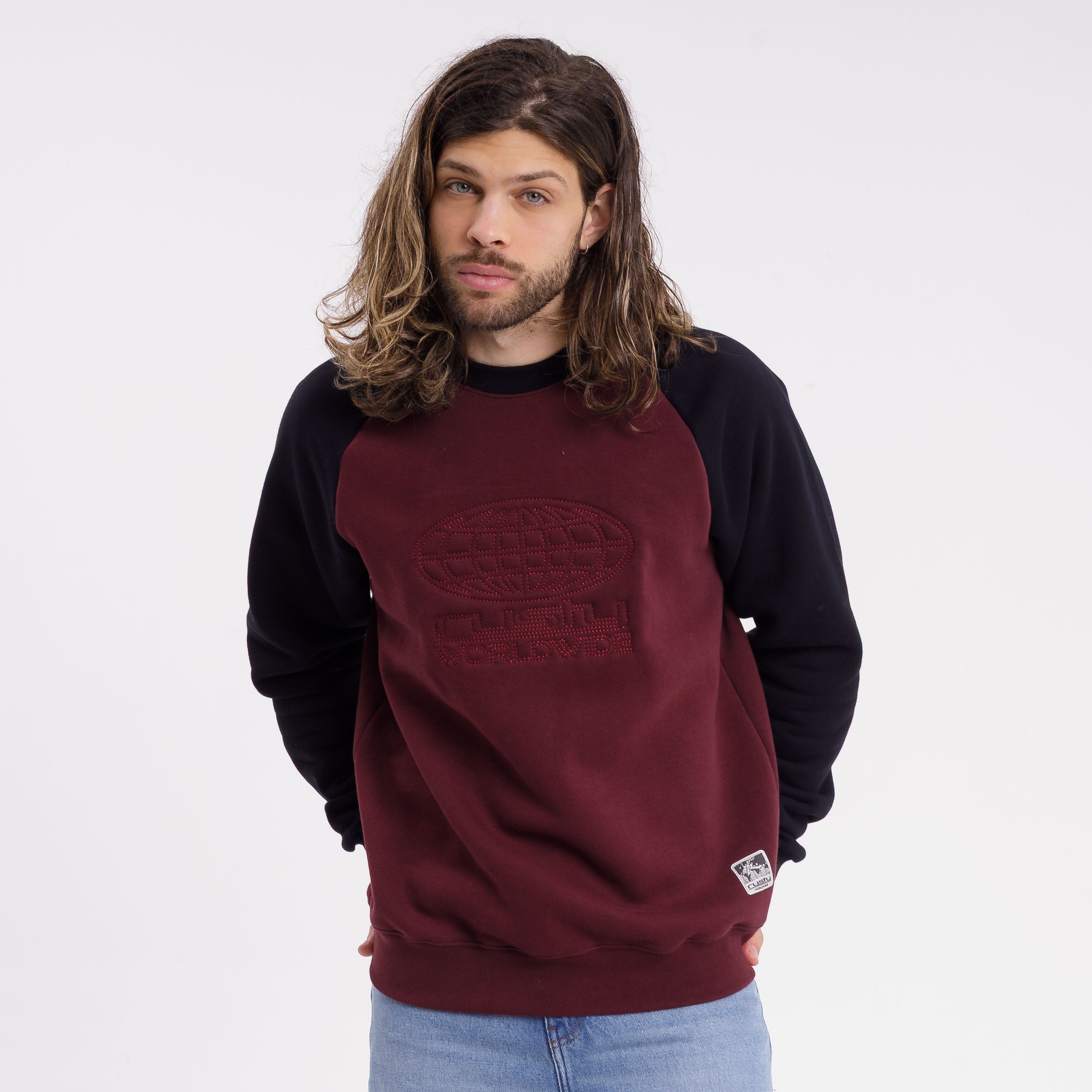 Buzo Rusty Elevax Crew Burgundy
