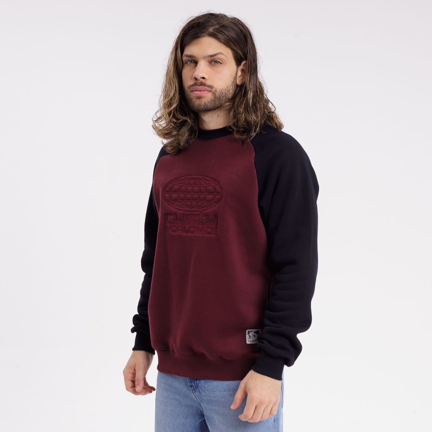 Buzo Rusty Elevax Crew Burgundy