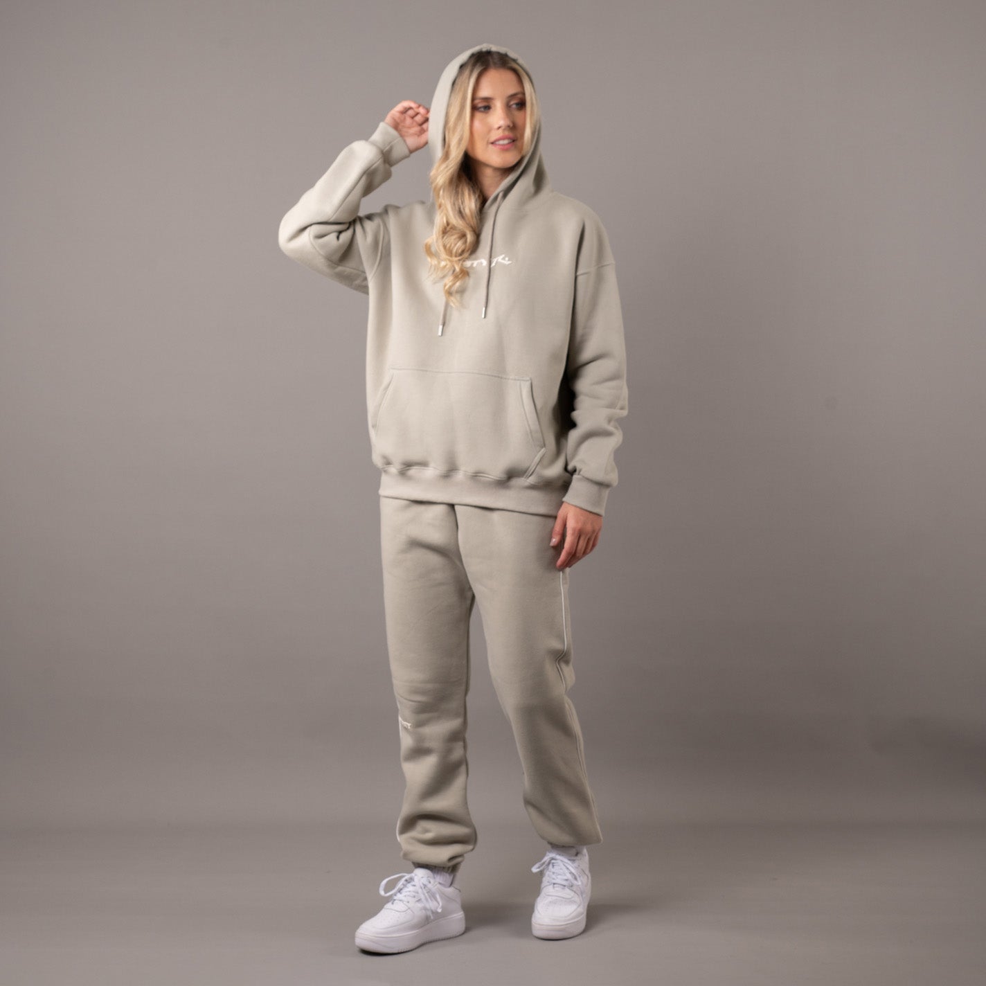 Canguro Rusty Essentials Oversize Hood Ld Abbey Stone