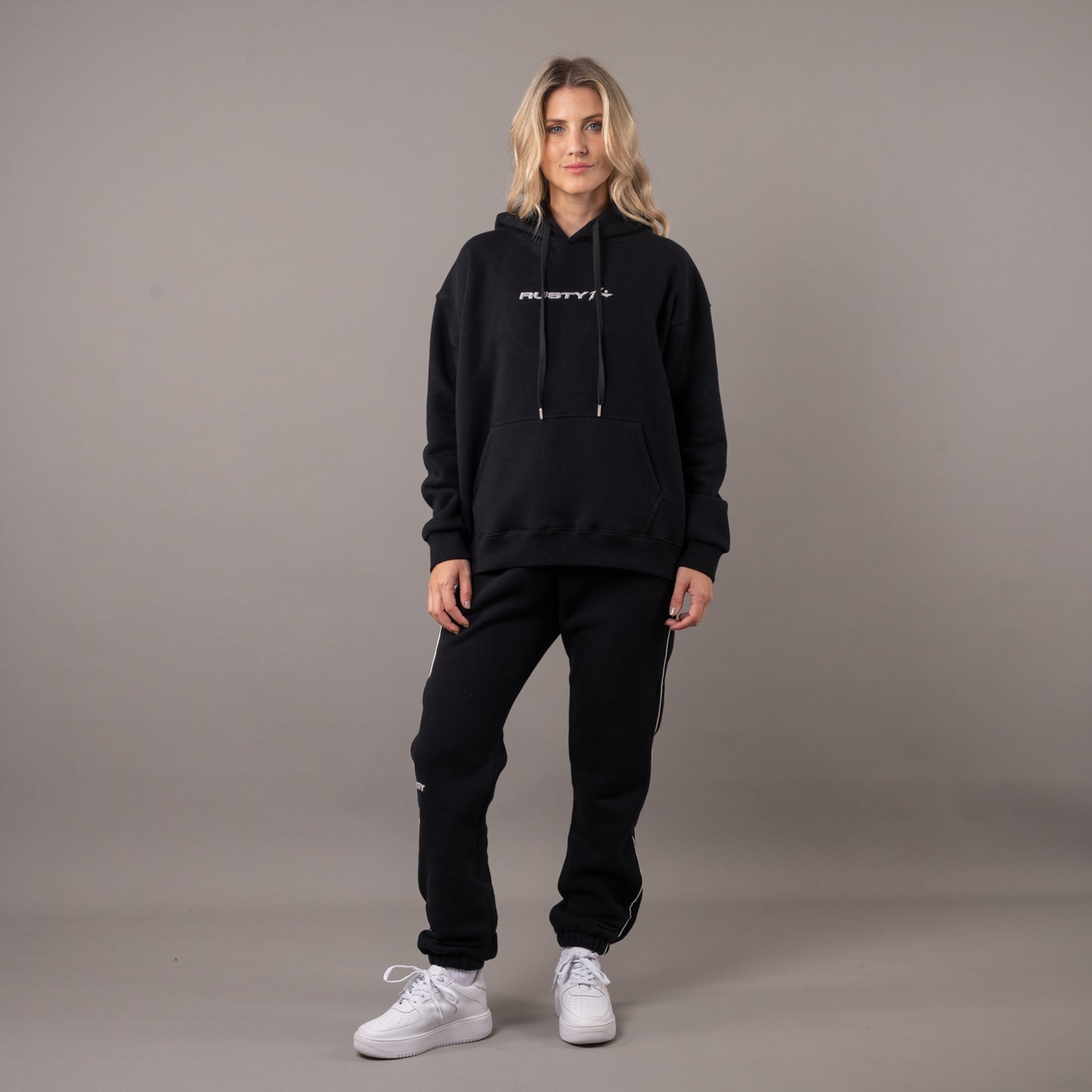 Canguro Rusty Essentials Oversize Hood Ld Black