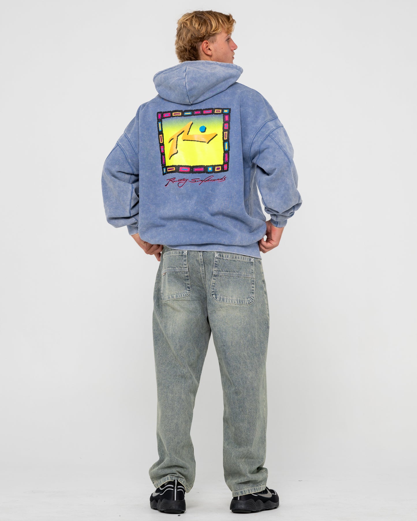 Canguro Rusty Snow Hood Process Blue