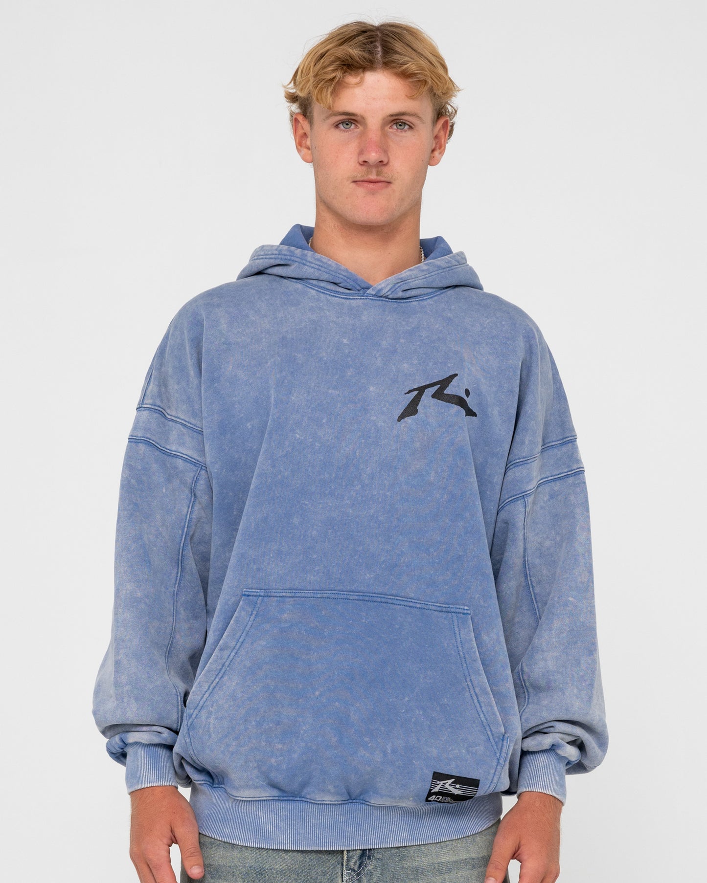 Canguro Rusty Snow Hood Process Blue