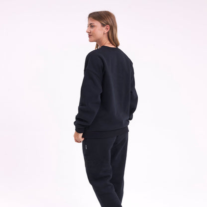 Buzo Rusty Feel Essentials Relaxed Crew Ld Black