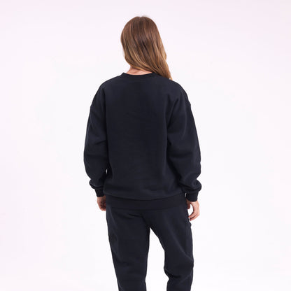 Buzo Rusty Feel Essentials Relaxed Crew Ld Black