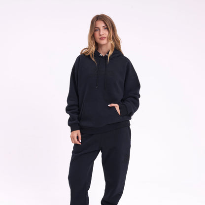 Canguro Rusty Feel Essentials Relaxed Hood Ld Black