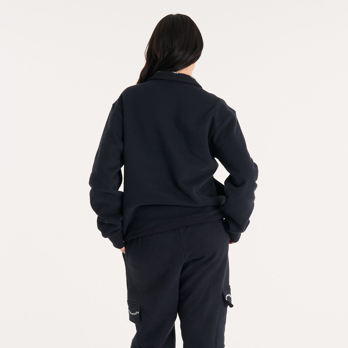 Buzo Vulk Felix Half Zip Black