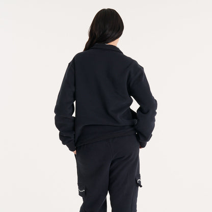 Buzo Vulk Felix Half Zip Black