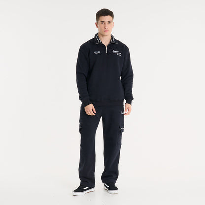 Buzo Vulk Felix Half Zip Black