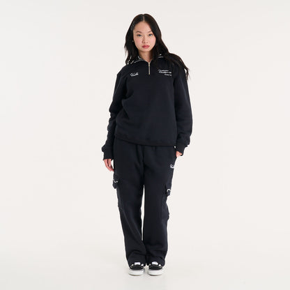 Buzo Vulk Felix Half Zip Black