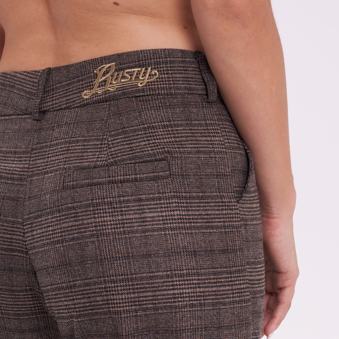 Pantalon Rusty Finance Low Rise Suit Pant Ld Chocolate