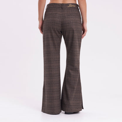 Pantalon Rusty Finance Low Rise Suit Pant Ld Chocolate