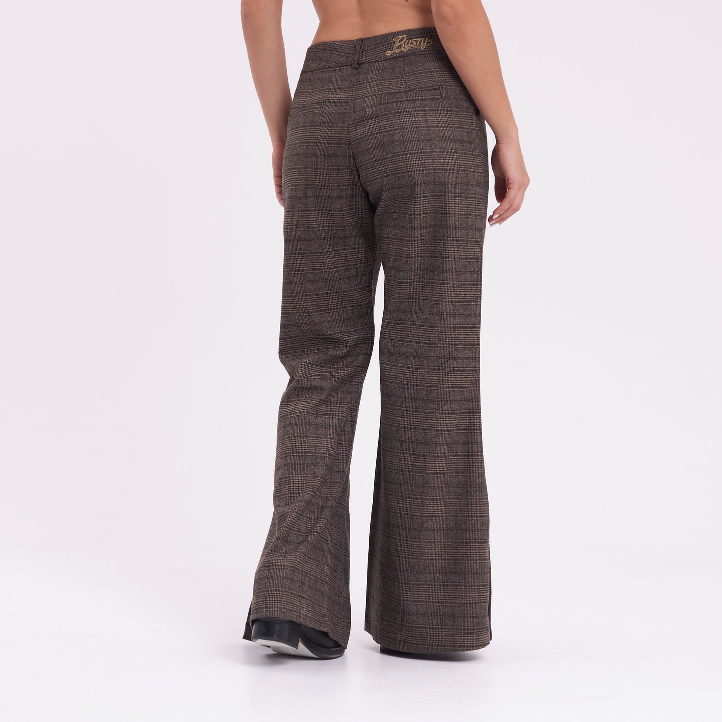 Pantalon Rusty Finance Low Rise Suit Pant Ld Chocolate