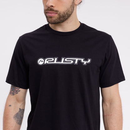 Remera Mc Rusty Flip Daddy 2.0 Tee Black