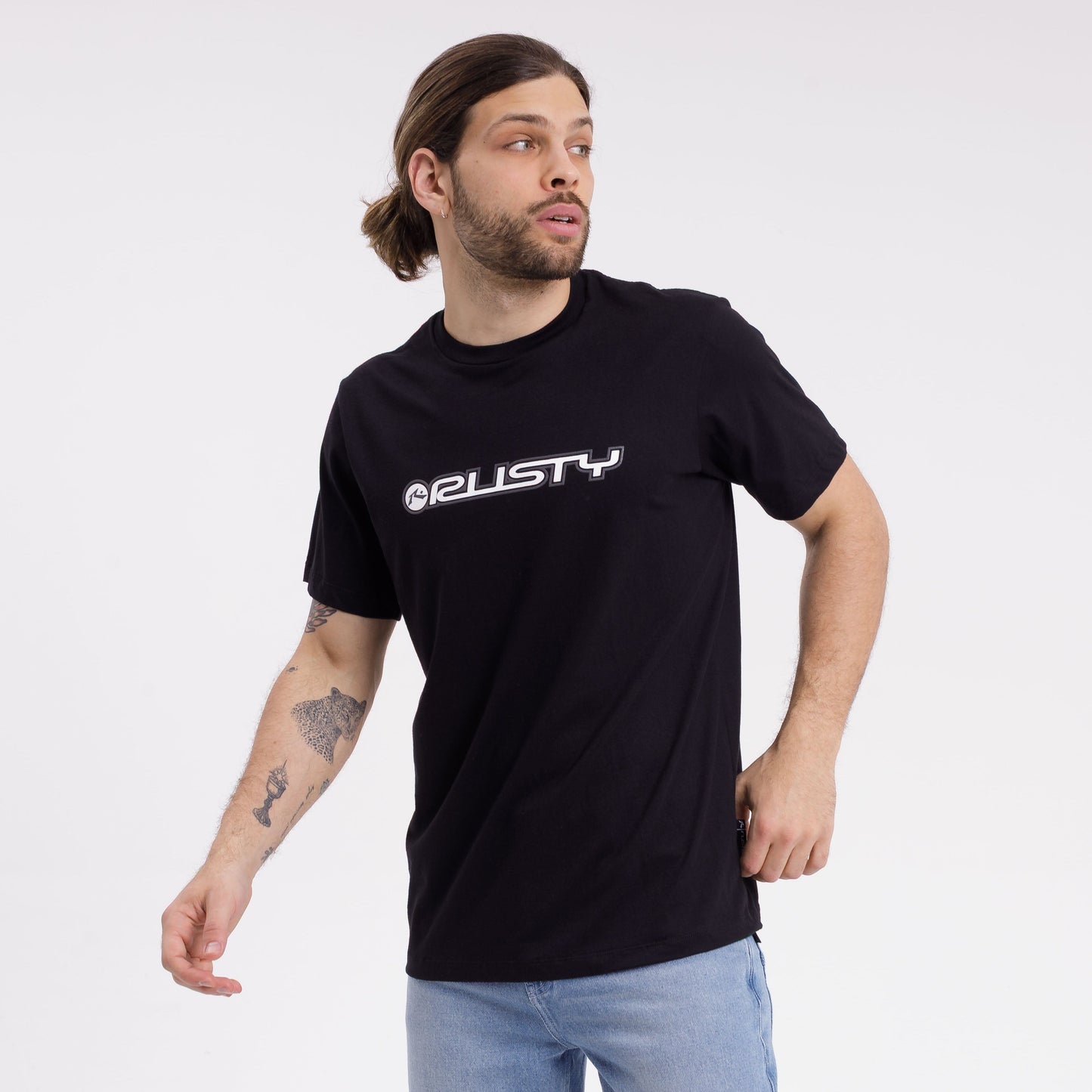 Remera Mc Rusty Flip Daddy 2.0 Tee Black