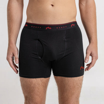 Boxer Rusty Franks Packx3 Boxer* Black