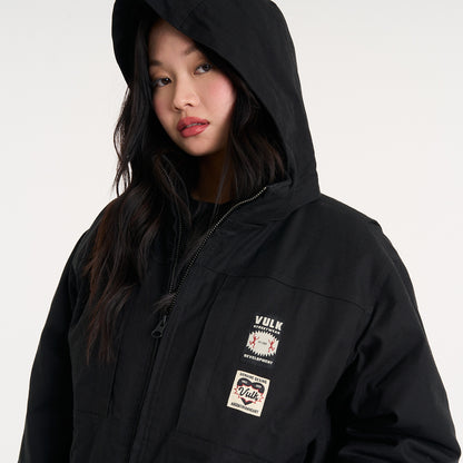 Campera Abrigo Vulk Garage Jacket Black