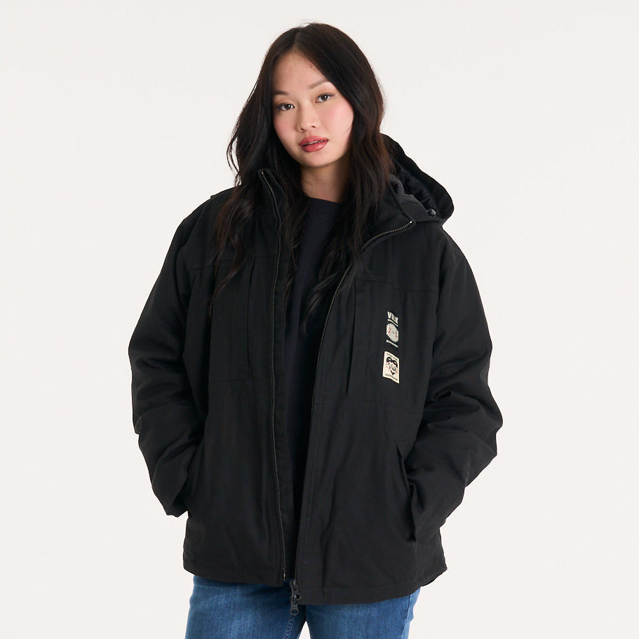 Campera Abrigo Vulk Garage Jacket Black