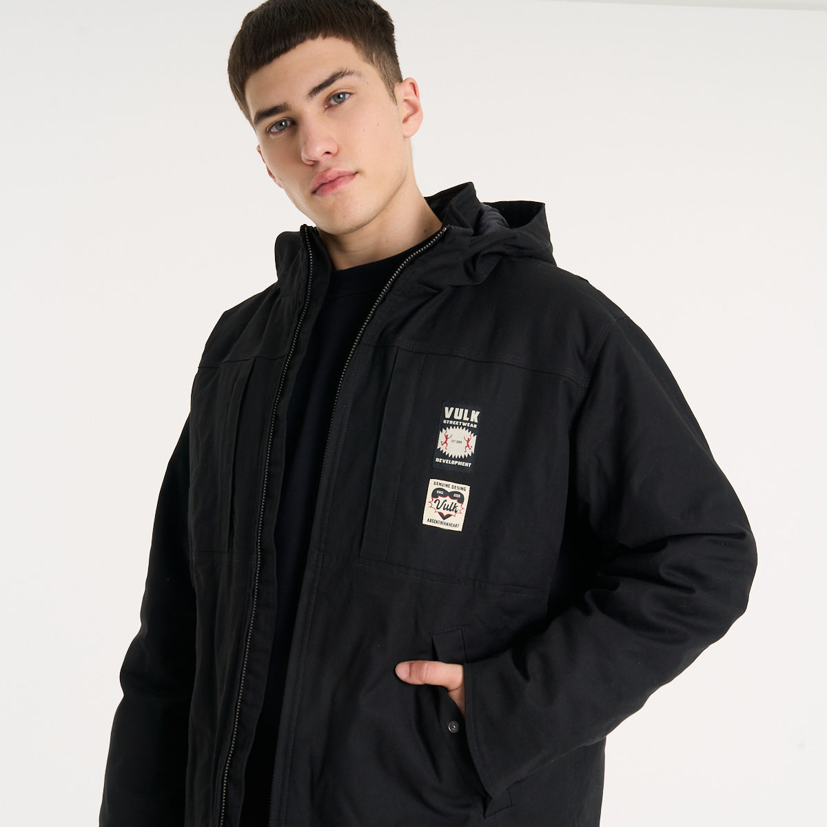 Campera Abrigo Vulk Garage Jacket Black