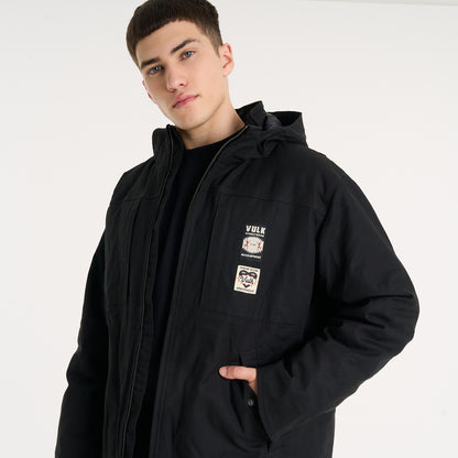 Campera Abrigo Vulk Garage Jacket Black