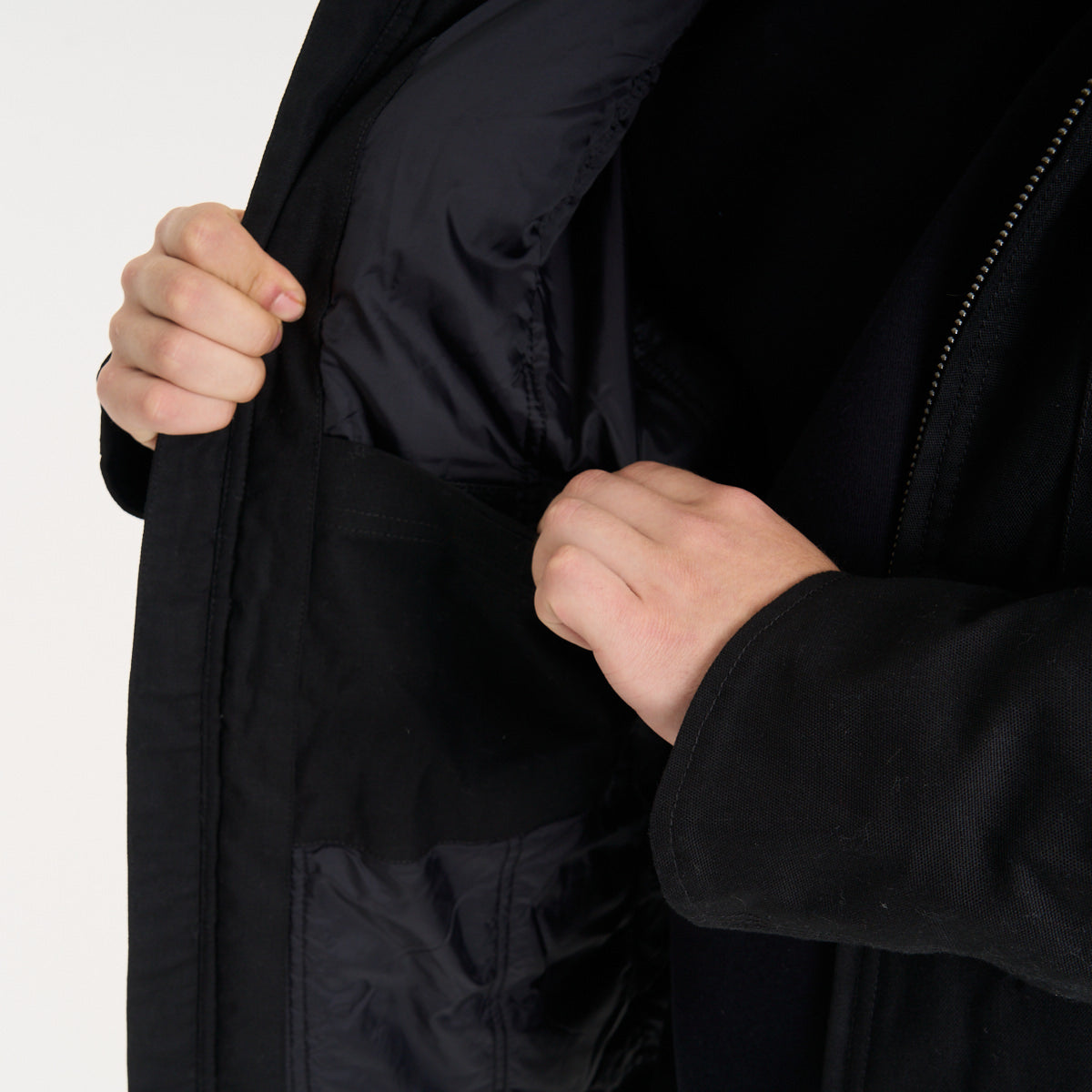 Campera Abrigo Vulk Garage Jacket Black