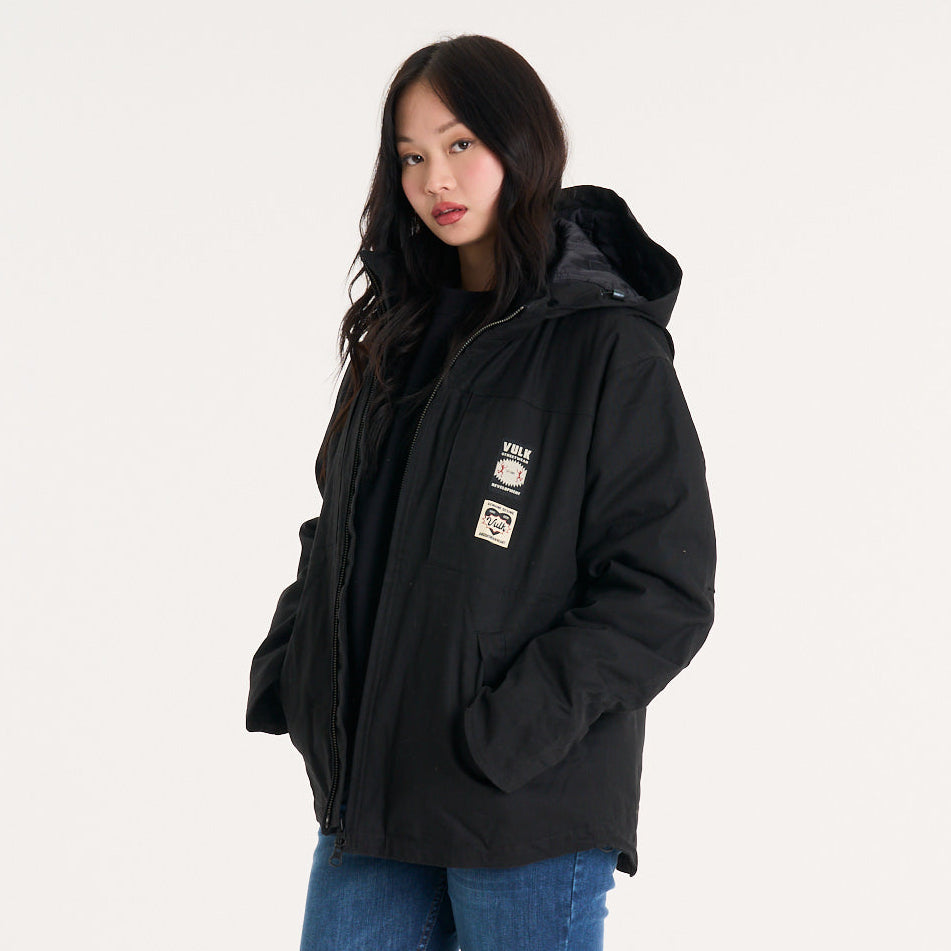 Campera Abrigo Vulk Garage Jacket Black