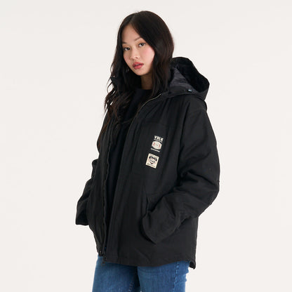 Campera Abrigo Vulk Garage Jacket Black
