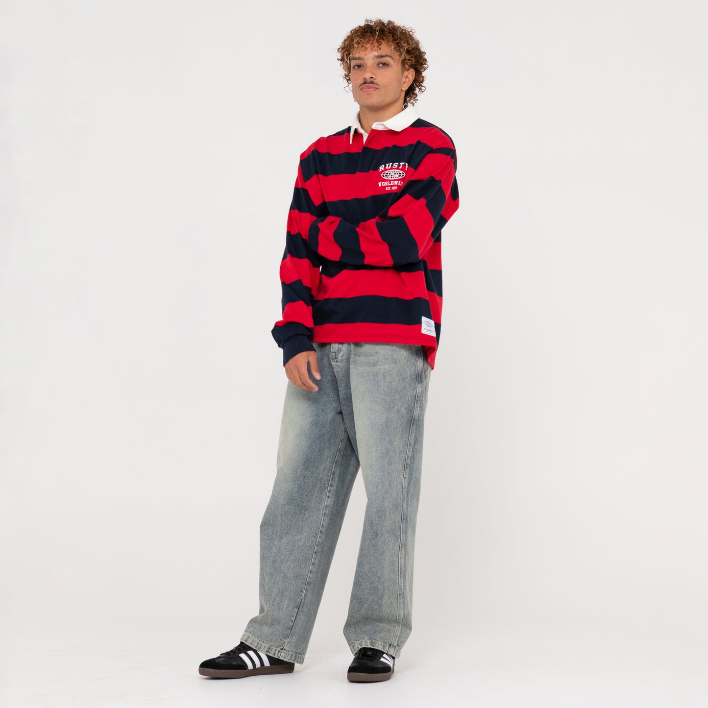 Chomba Ml Rusty Gnasher Rugby Top Deep Red