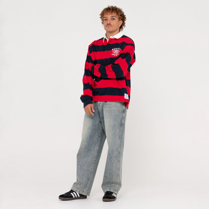 Chomba Ml Rusty Gnasher Rugby Top Deep Red