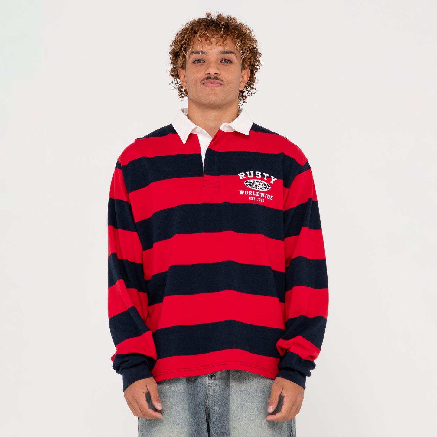 Chomba Ml Rusty Gnasher Rugby Top Deep Red
