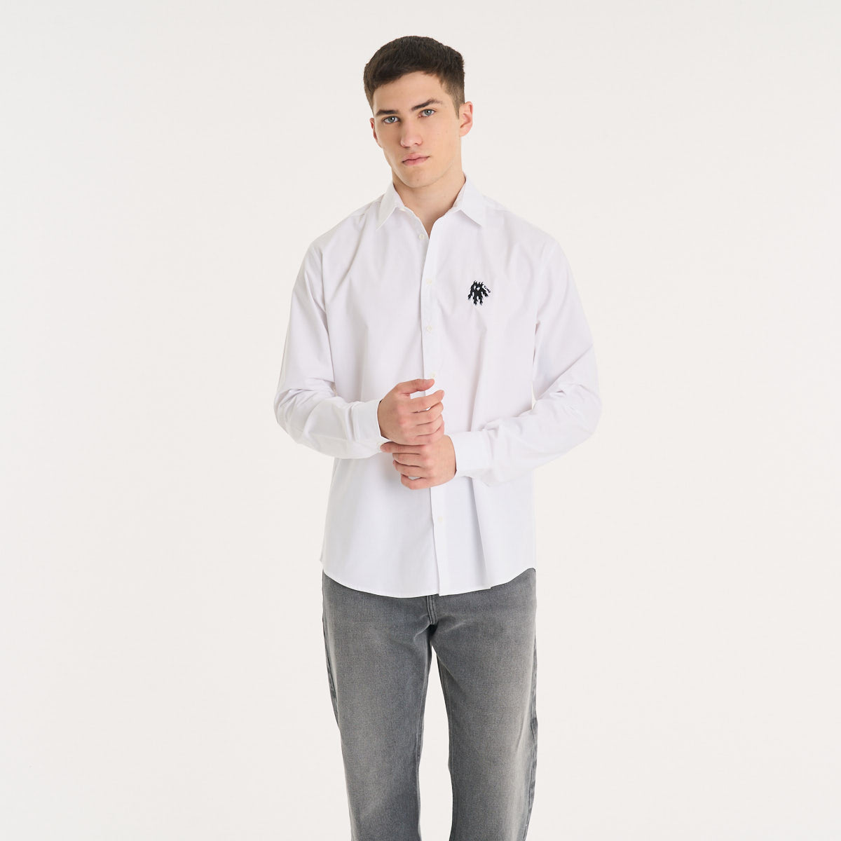 Camisa Ml Vulk Ghost Shirt White