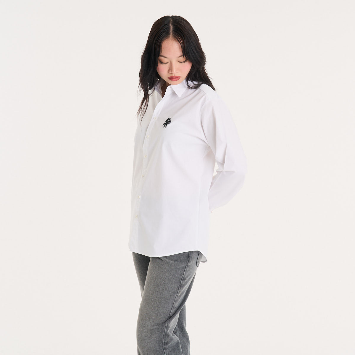 Camisa Ml Vulk Ghost Shirt White