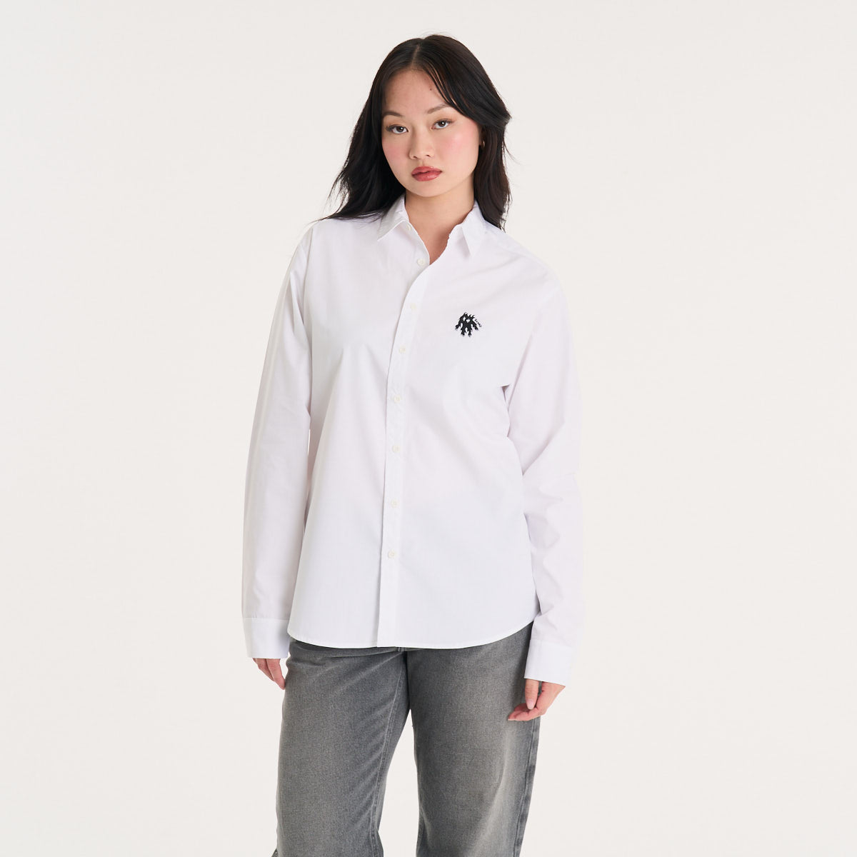 Camisa Ml Vulk Ghost Shirt White