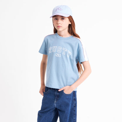 Remera Mc Rusty Girls Team Varsity Standard Tee Girls Glacier Lake