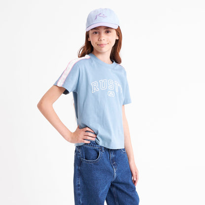 Remera Mc Rusty Girls Team Varsity Standard Tee Girls Glacier Lake