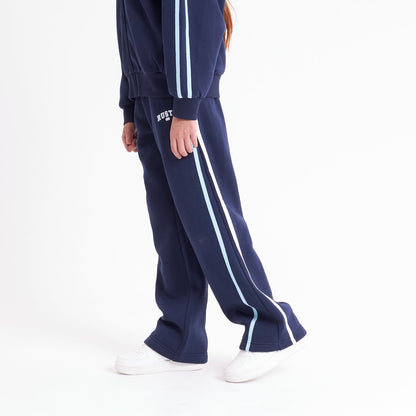 Jogging Rusty Girls Team Varsity Wide Leg Jogger Navy