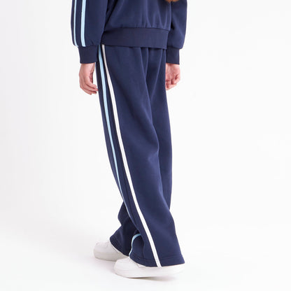 Jogging Rusty Girls Team Varsity Wide Leg Jogger Navy