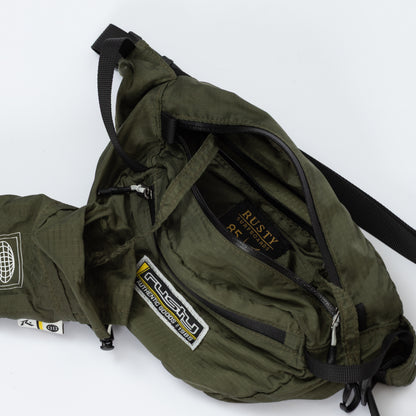 Riñonera Rusty Glitch Waistbag Olive