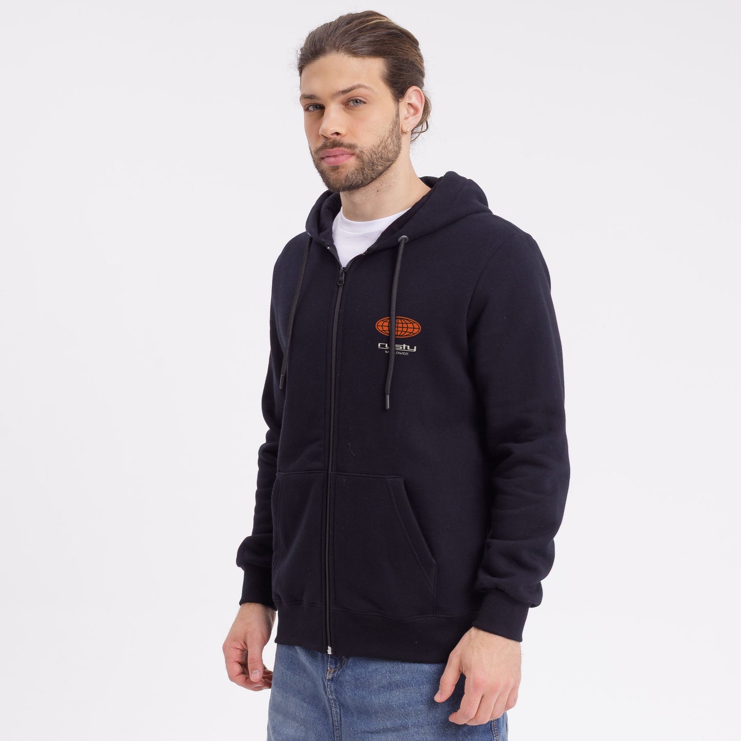 Campera Canguro Rusty Global Confussion Zh Megabig Black